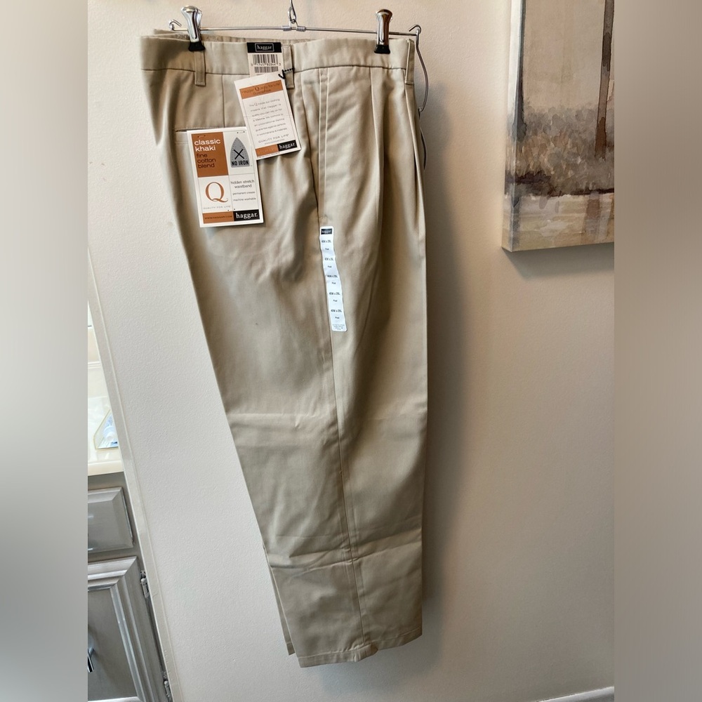 No iron khaki pants